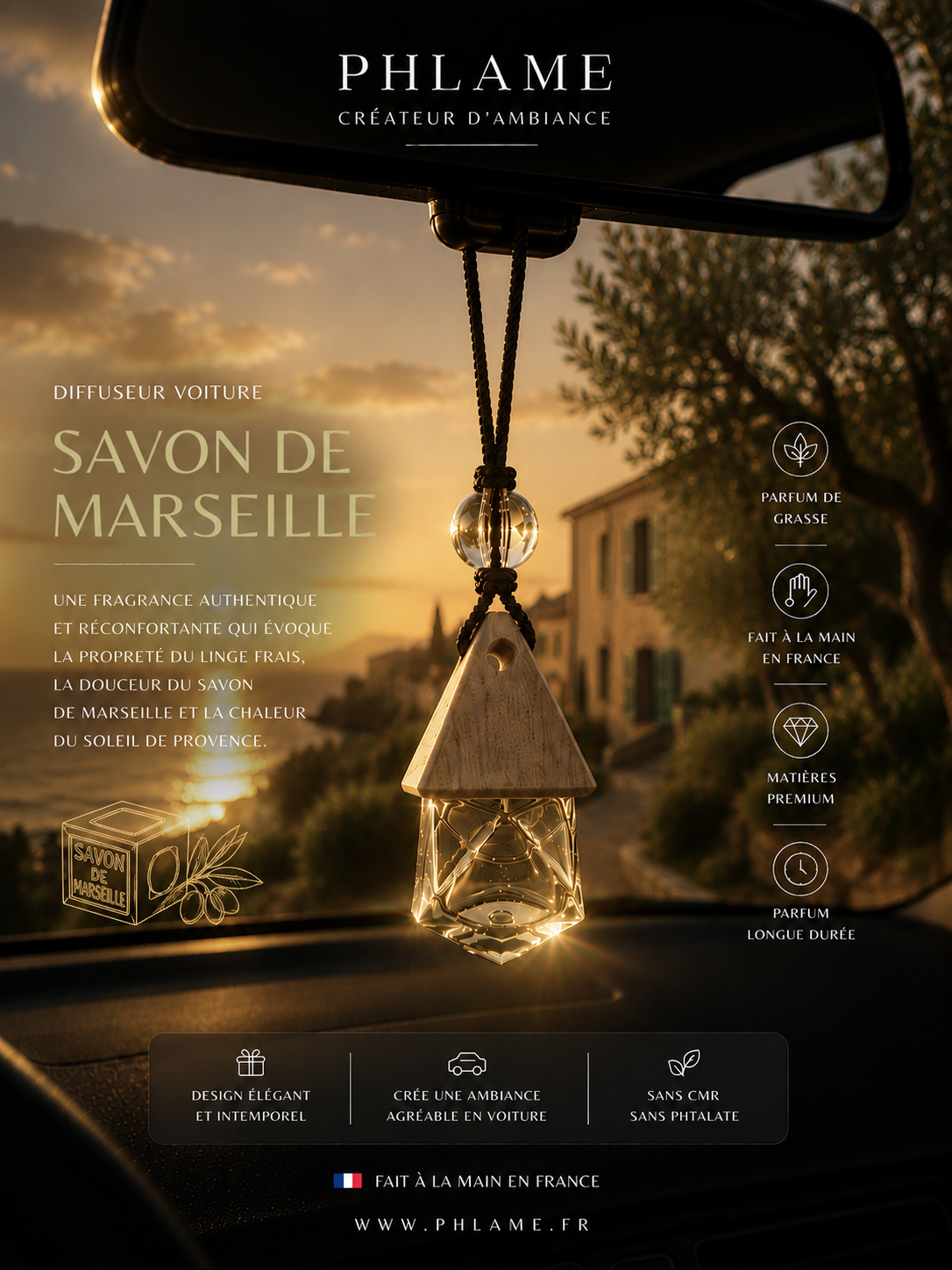Diffuseur voiture — Savon de Marseille