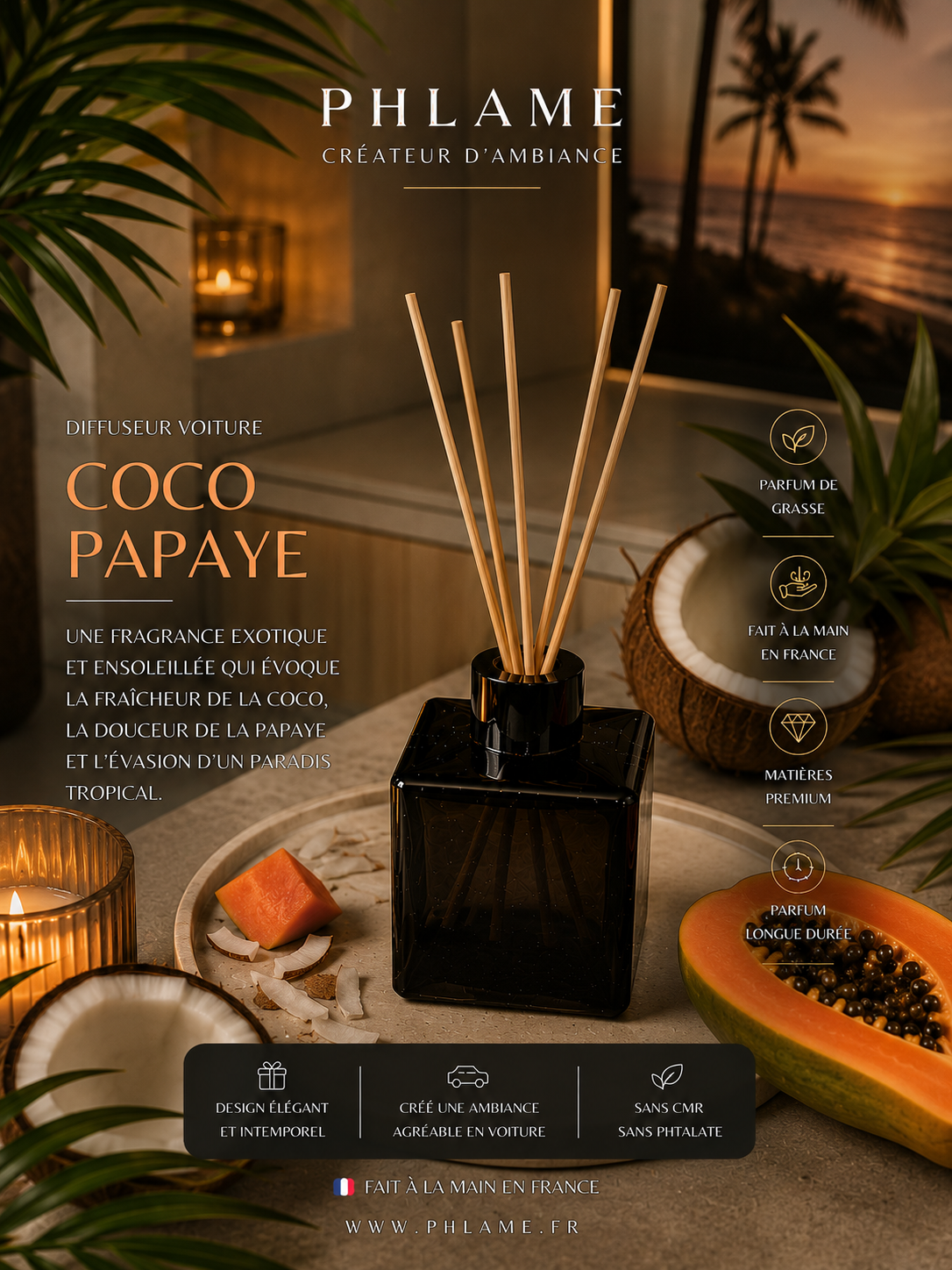 Huile essentielle — Coco-papaye