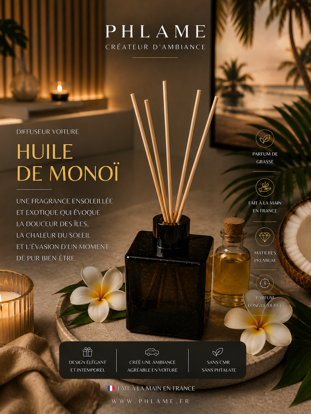 Huile essentielle — Monoï des îles