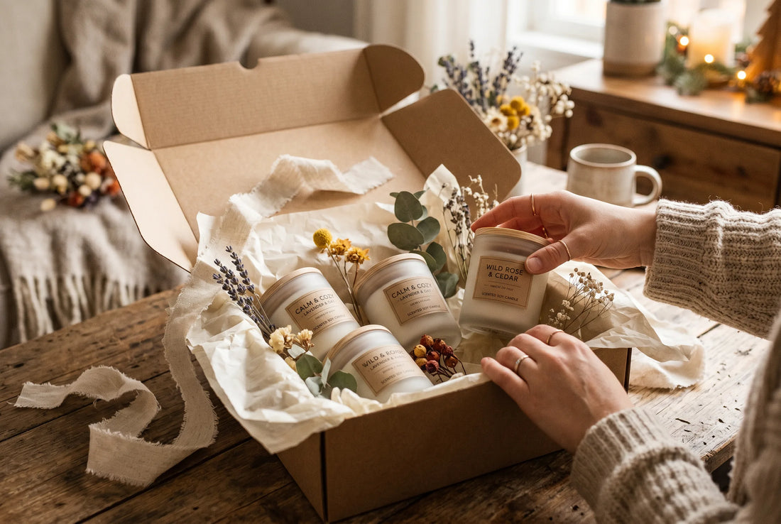 Coffret de bougies parfumées PHLAME à composer sur-mesure