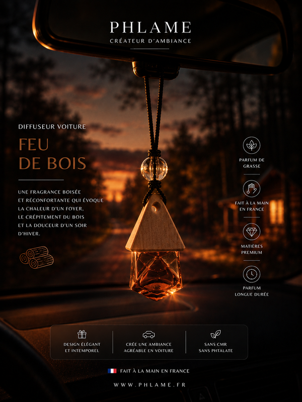 Diffuseur voiture — Feu de bois — PHLAME