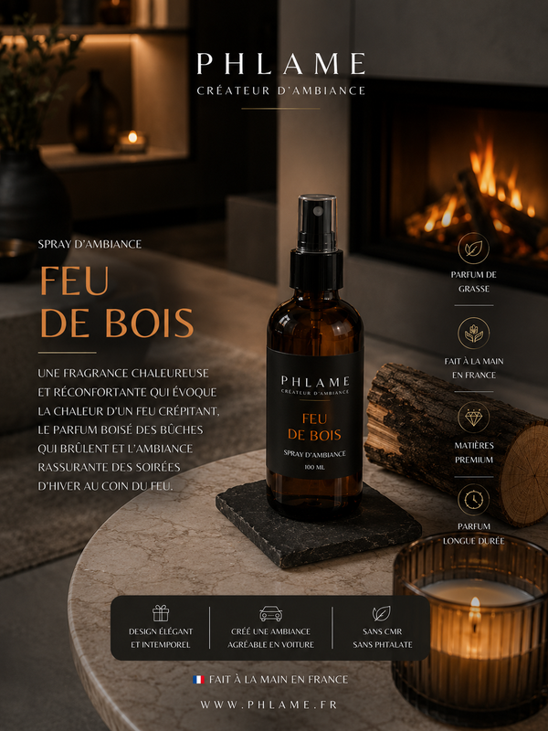Spray d'ambiance — Feu de bois — PHLAME